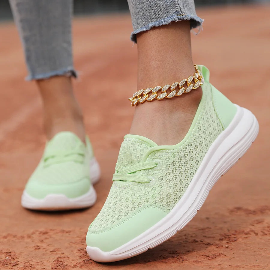 Margo Women's Breathable Mesh Slip-On Knitted Sneakers
